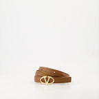Cintos Ceinture VLogo The Bold Valentino Garavani Marrom Femme