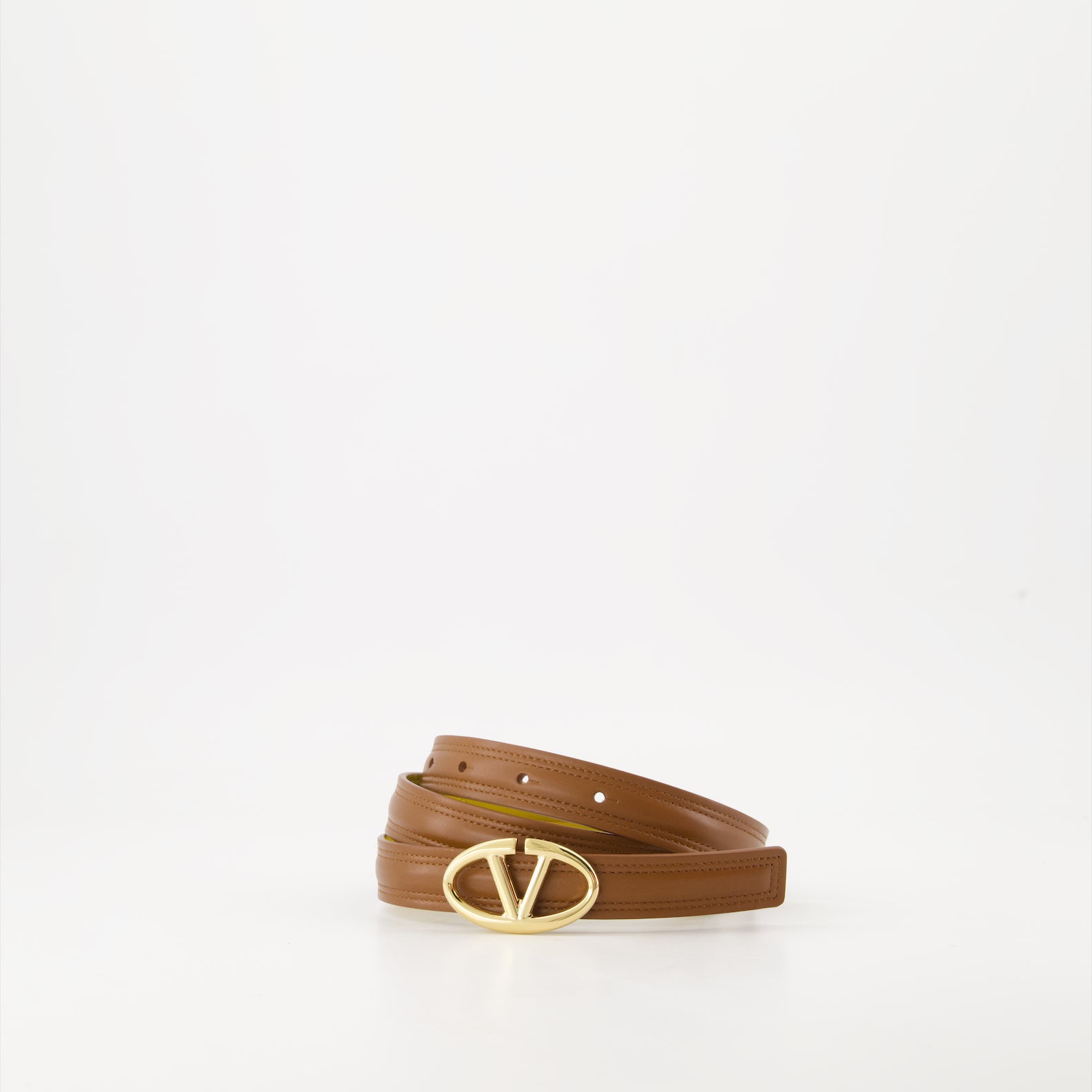 Cintos Ceinture VLogo The Bold Valentino Garavani Marrom Femme