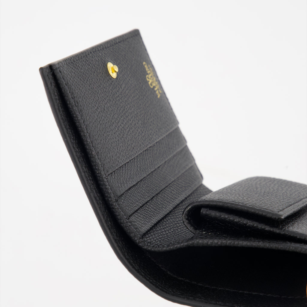 Pequeños artículos de cuero Cartera VLogo Valentino Garavani Negro Femme