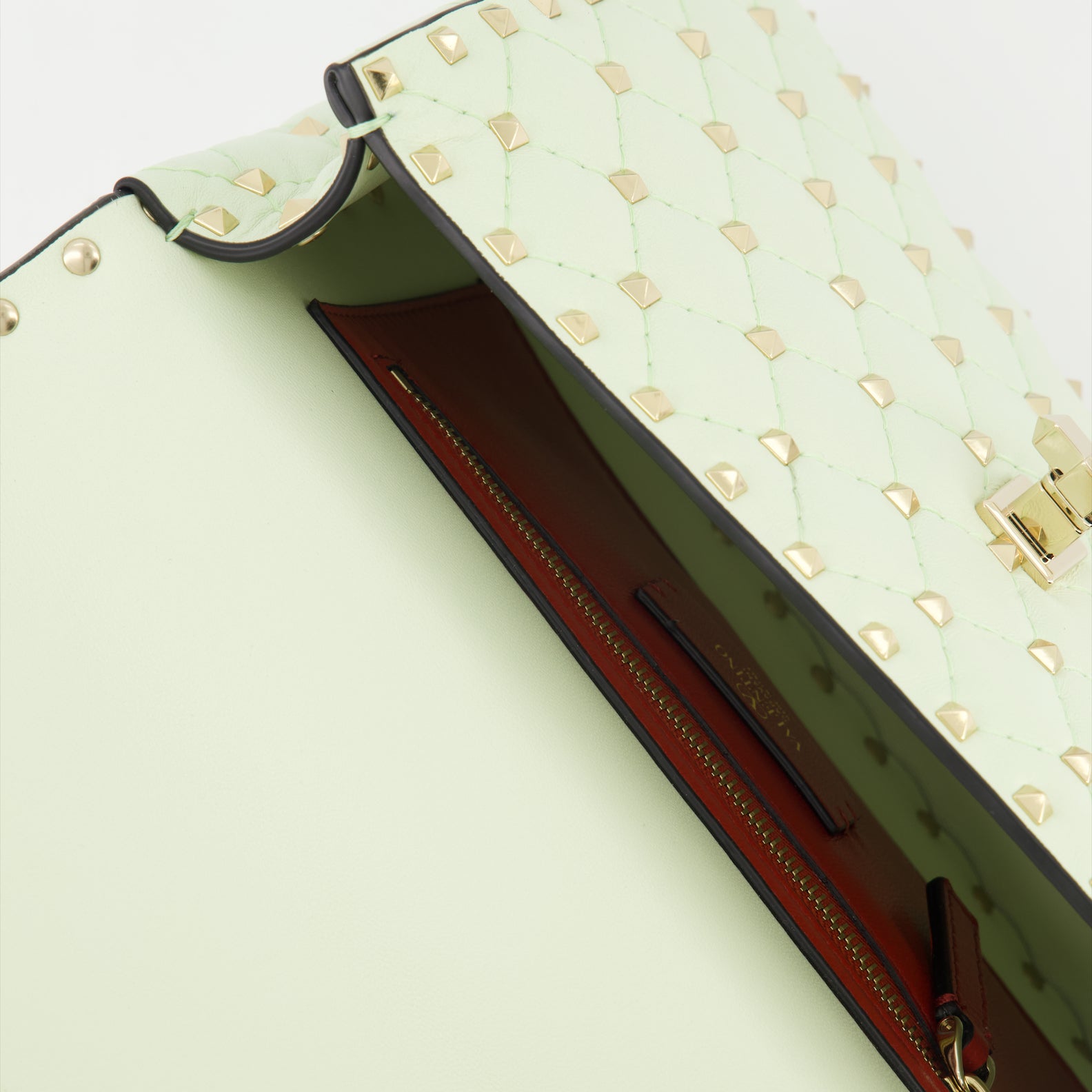 Borse a mano e a spalla Sac Rockstud Spike Valentino Garavani Verde Femme