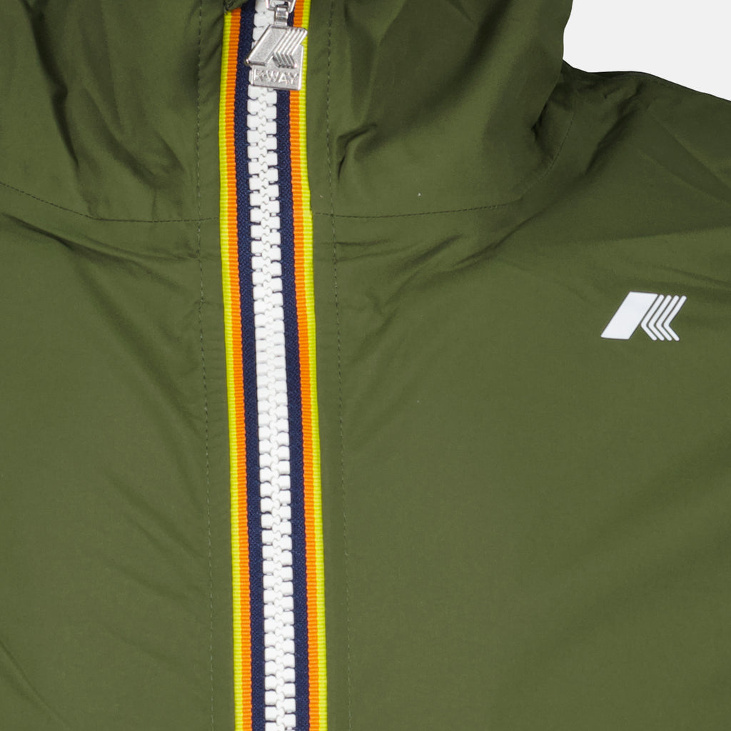 Vestes Veste Jack Eco Stretch Dot K-Way Kaki Homme