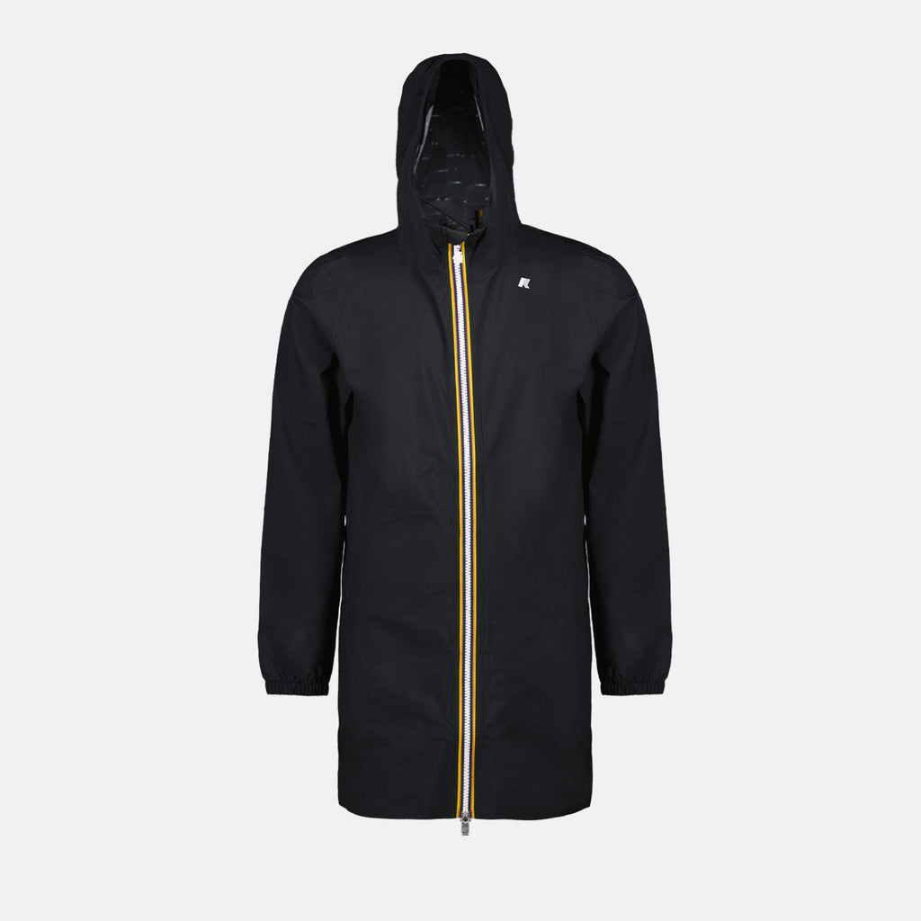 Cappotti Giacca Lunga Thomas Eco Stretch Dot K-Way Nero Homme
