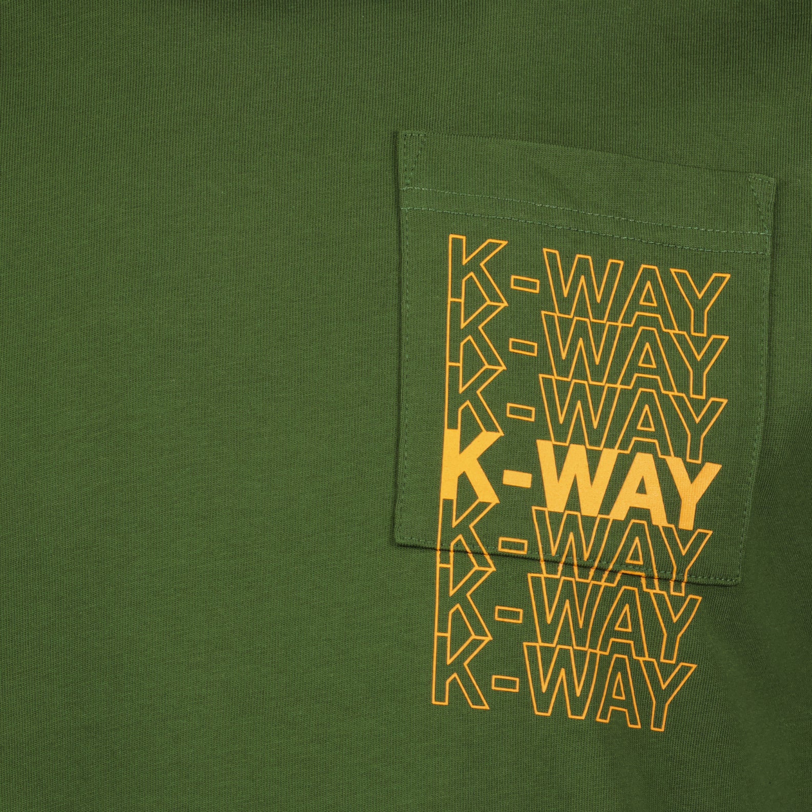 T-shirts T-shirt Fantome Lettering K-Way Kaki Homme