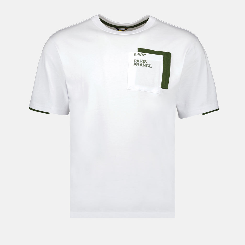 T-Shirts T-shirt Fantome à poche K-Way Weiß Homme