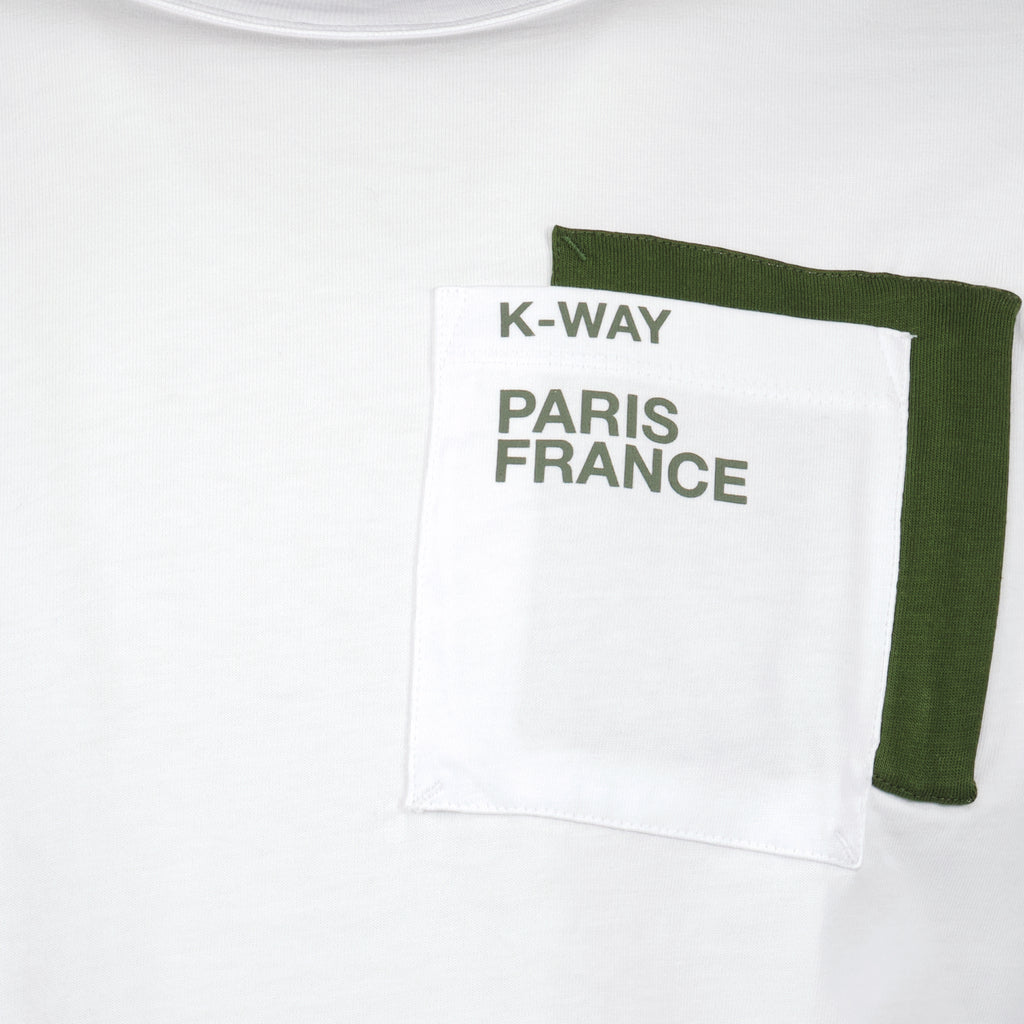 T-Shirts T-shirt Fantome à poche K-Way Weiß Homme