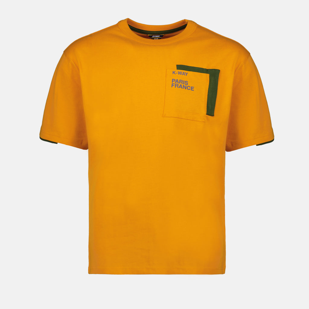 T-shirts T-shirt Fantome à poche K-Way Orange Homme