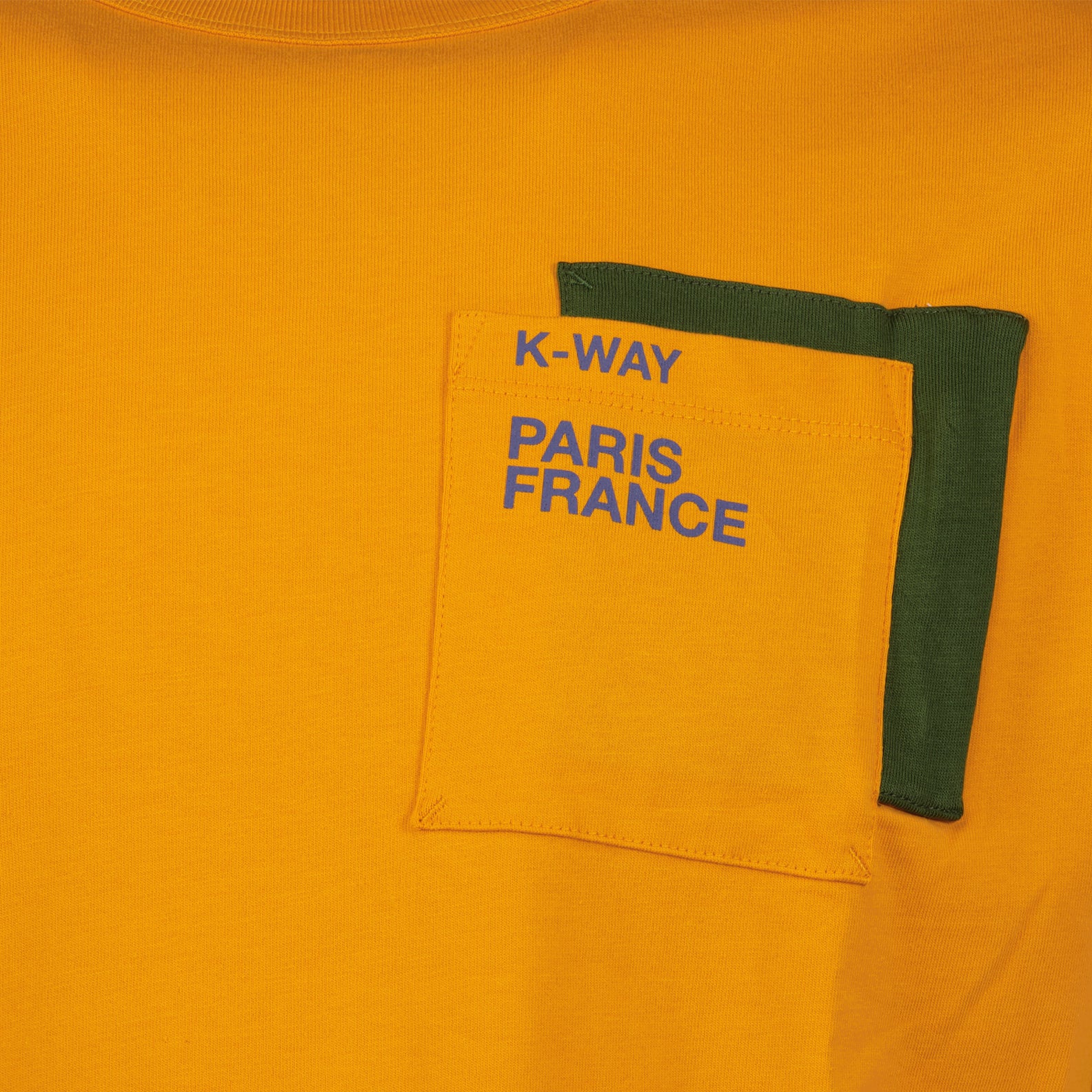 T-shirts T-shirt Fantome à poche K-Way Orange Homme