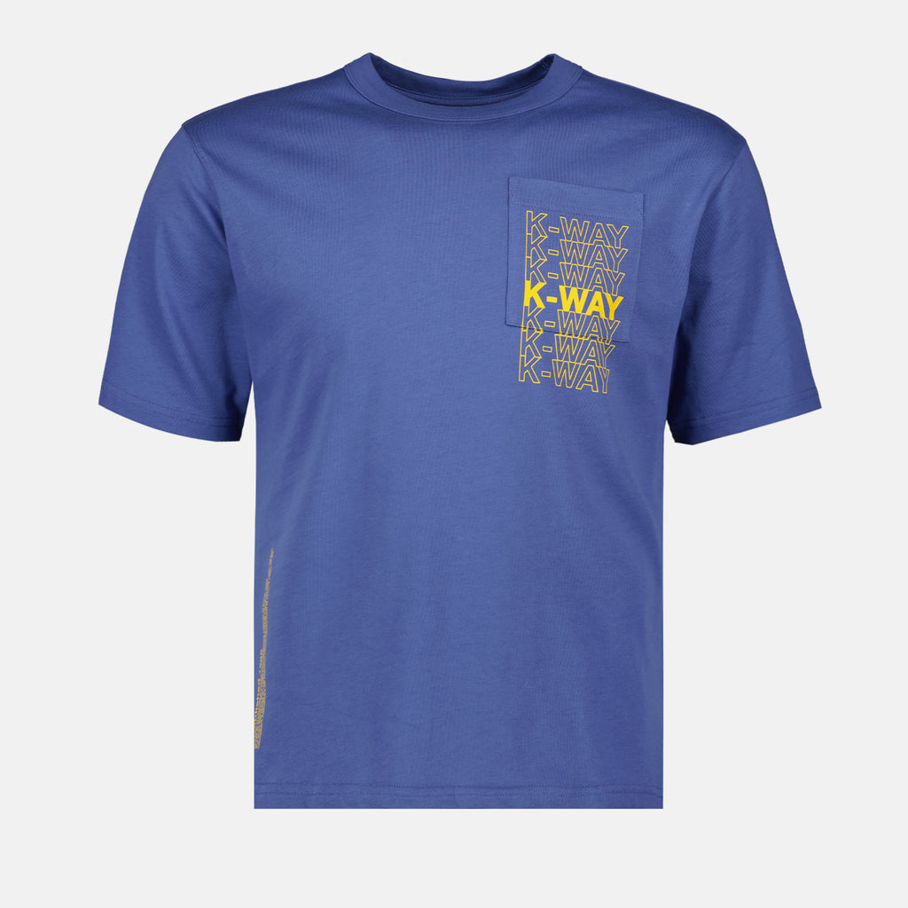 T-shirts Phantom Lettering T-Shirt K-Way Blue Man