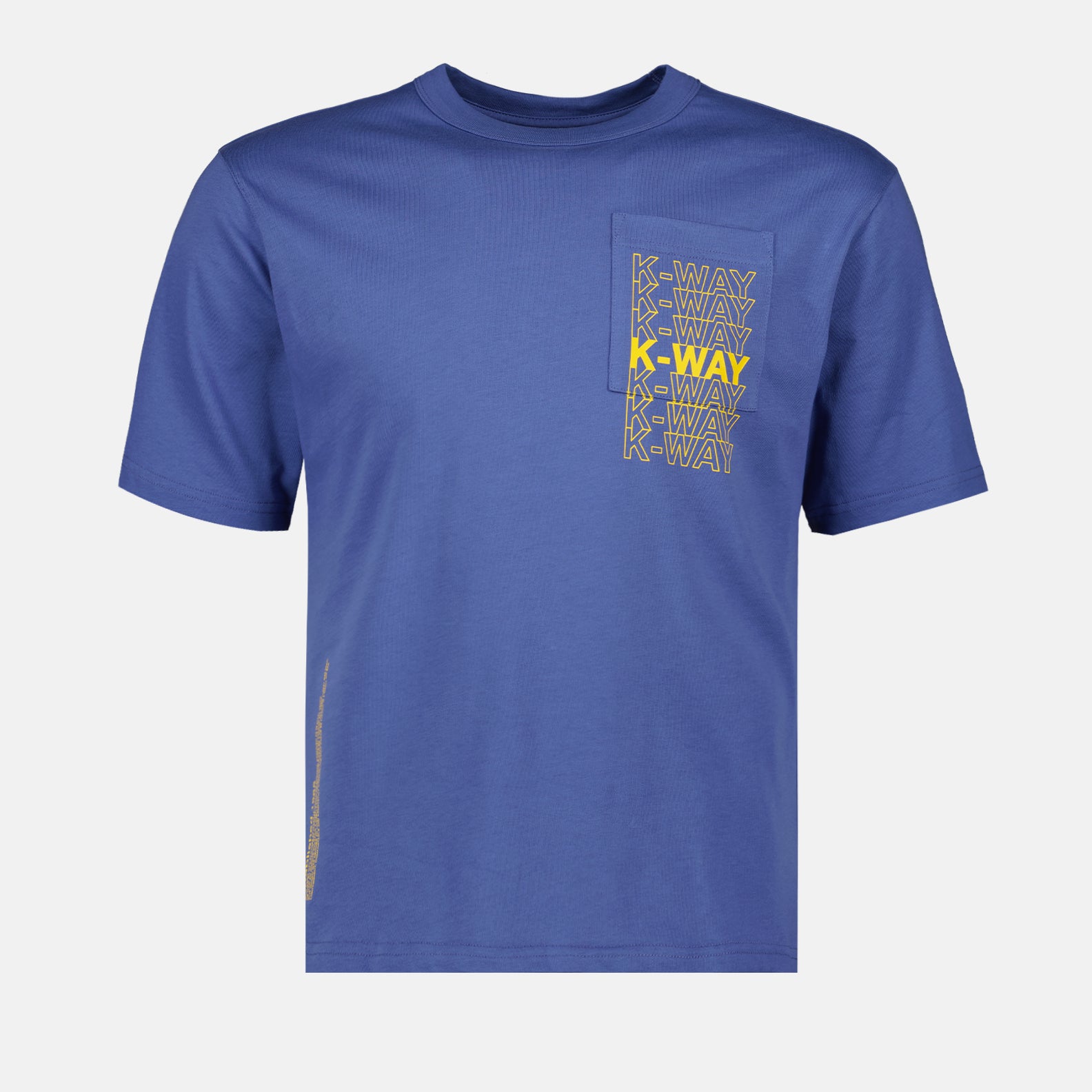 T-shirts T-shirt Fantome Lettering K-Way Bleu Homme