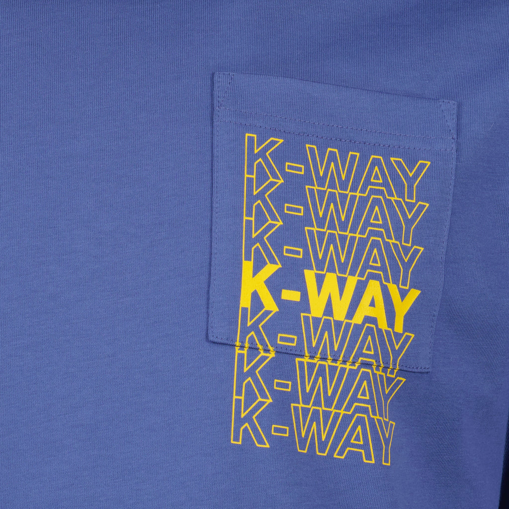 T-shirts Phantom Lettering T-Shirt K-Way Blue Man