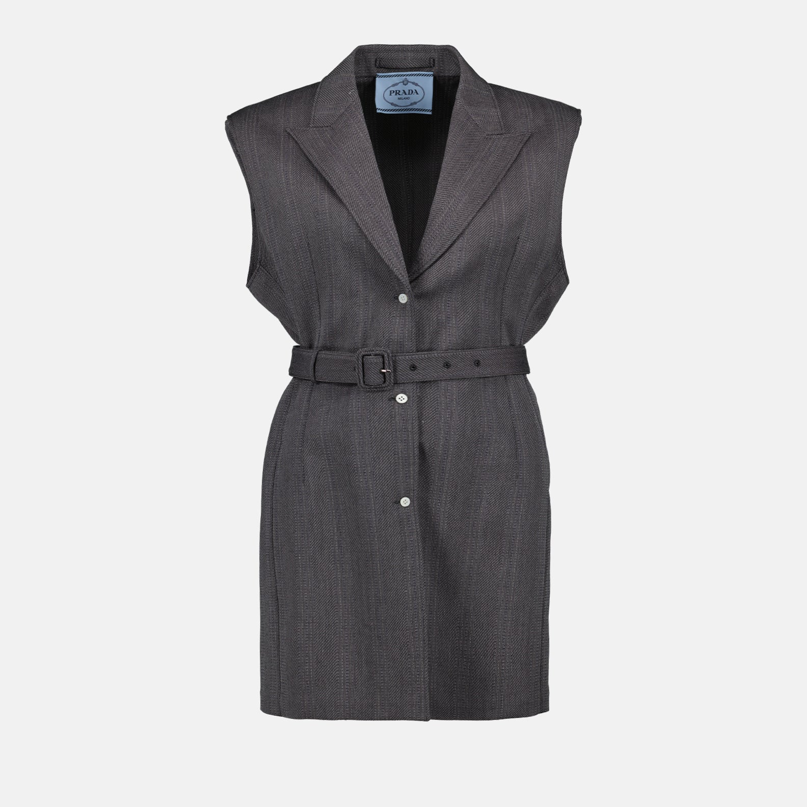 Vestes Gilet sans manches Prada Gris Femme