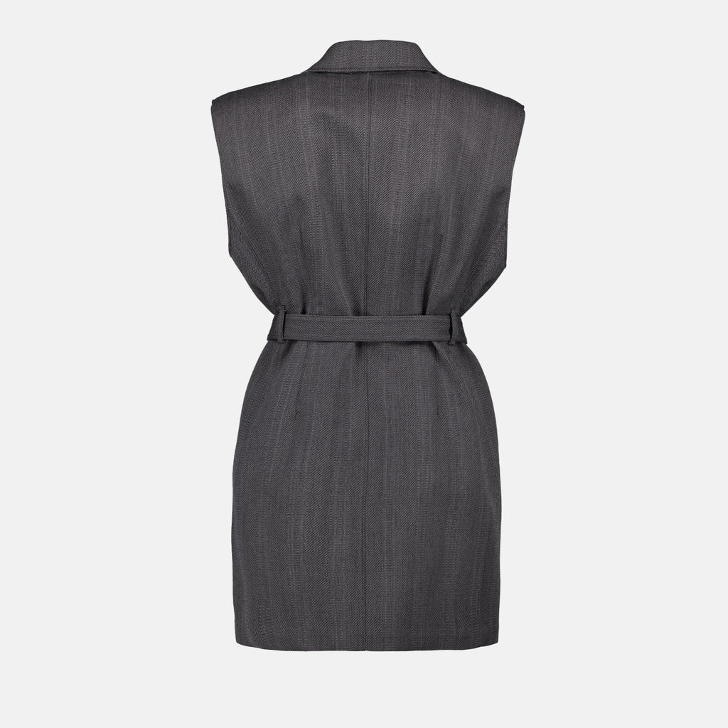 ジャケット ノースリーブベスト Prada グレー Femme