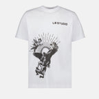 Camisetas T-shirt Sculture L8 Studio Blanco Homme