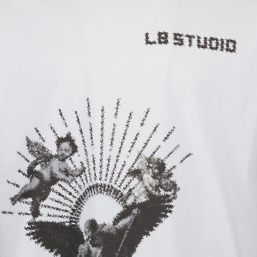 Camisetas T-shirt Sculture L8 Studio Blanco Homme