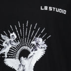 T-shirts T-shirt Sculture L8 Studio Noir Homme