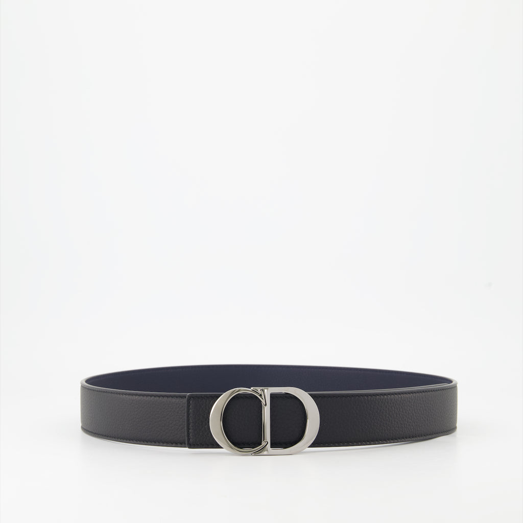 Ceintures Ceinture CD réversible Dior Noir Homme