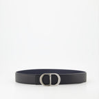 Ceintures Ceinture CD réversible Dior Noir Homme