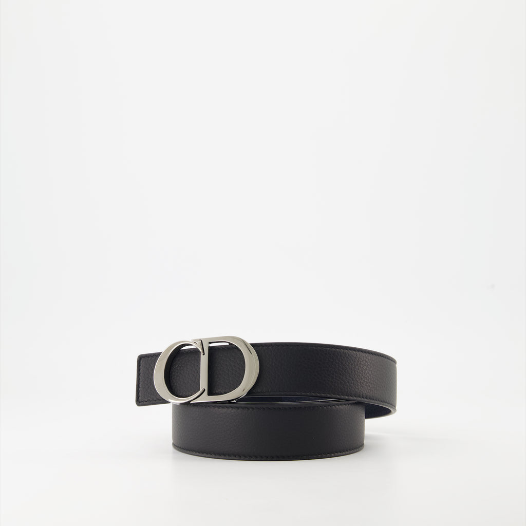 Ceintures Ceinture CD réversible Dior Noir Homme