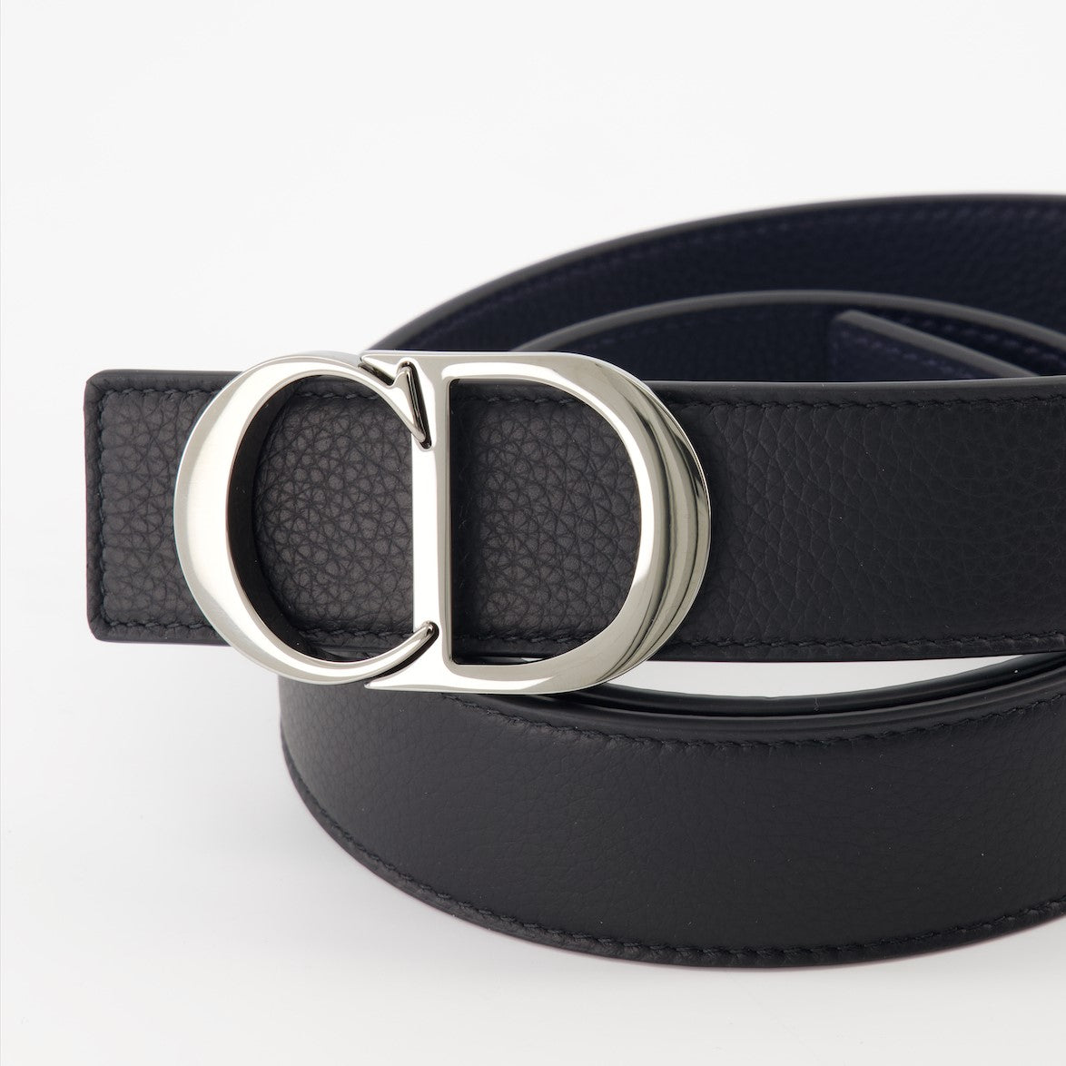Ceintures Ceinture CD réversible Dior Noir Homme