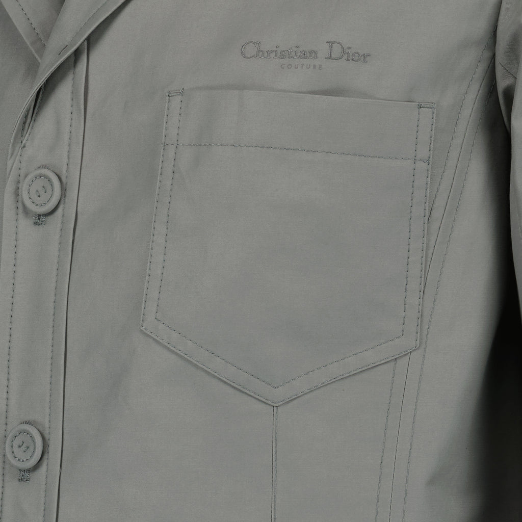 재킷 면 작업복 재킷 Dior 회색 Homme