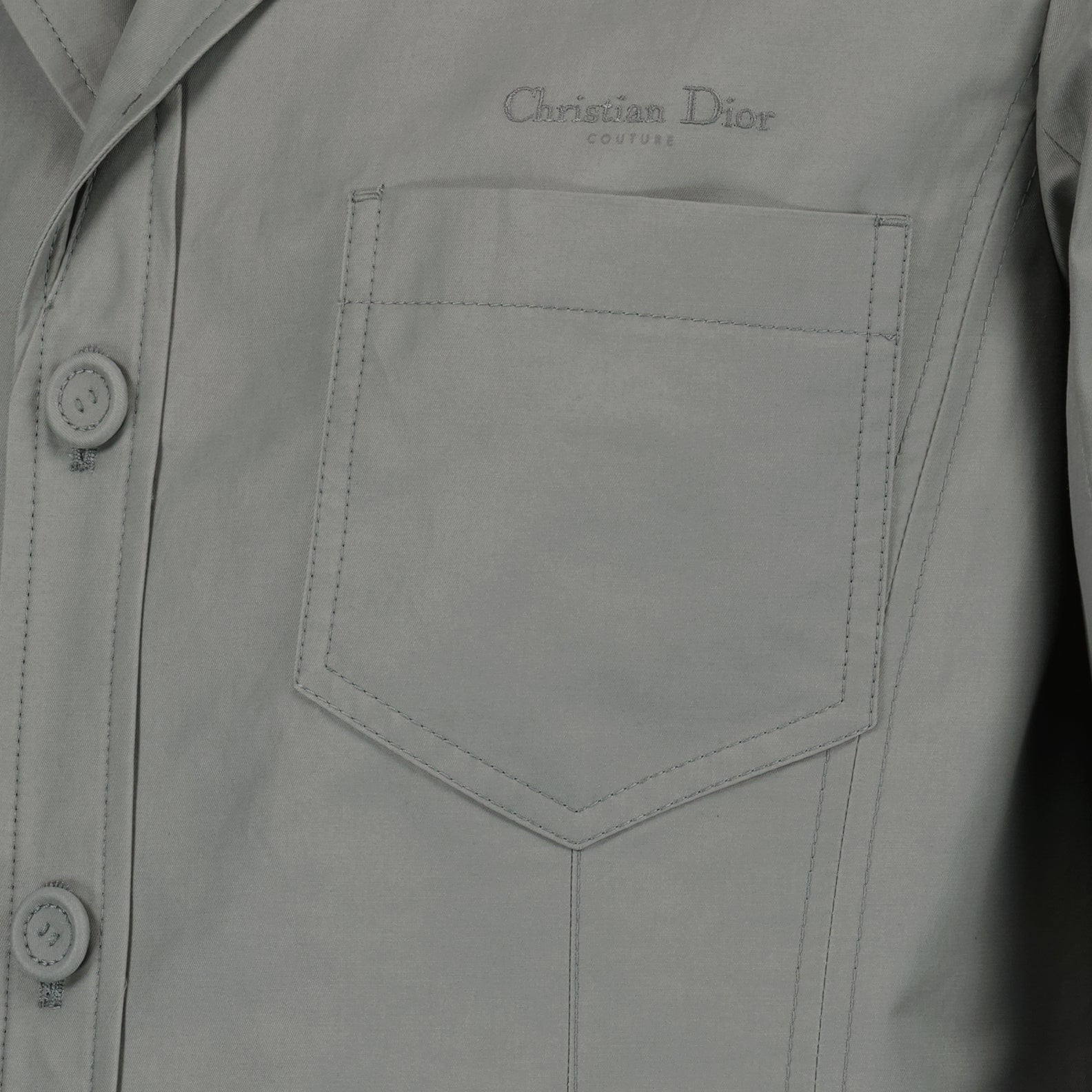 재킷 면 작업복 재킷 Dior 회색 Homme