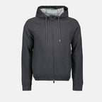 Sweatshirts Veste de jogging en cachemire Dior Gris Homme