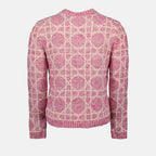 Malhas Pull Cannage Dior Rosa Homme