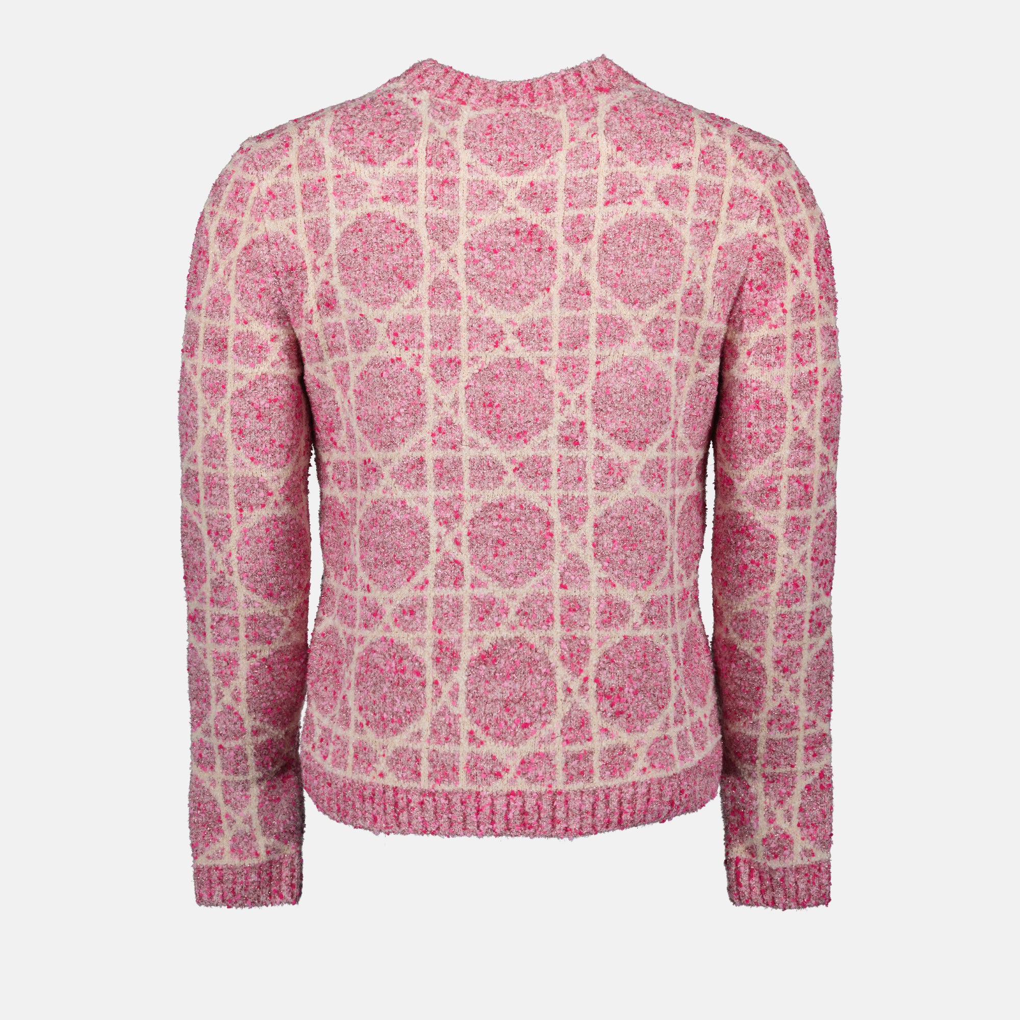 Malhas Pull Cannage Dior Rosa Homme