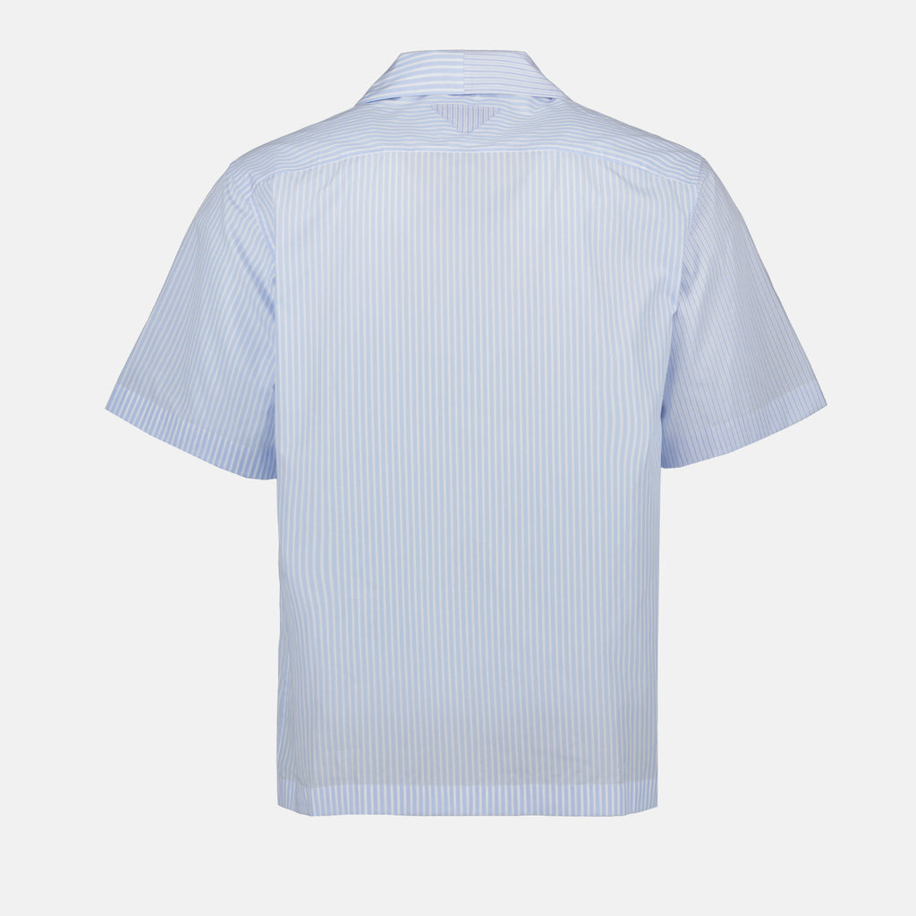 Chemises Chemise rayée Prada Bleu Homme