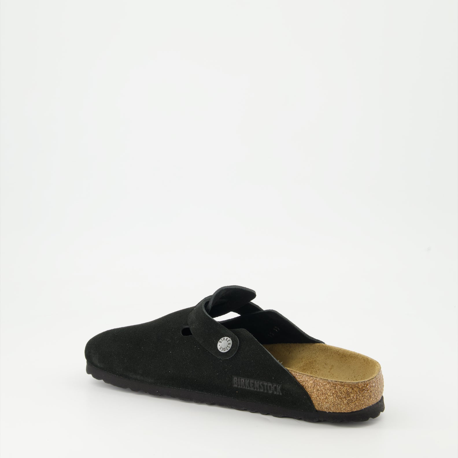 Chaussures ouvertes Mules Boston Birkenstock Noir Unisexe