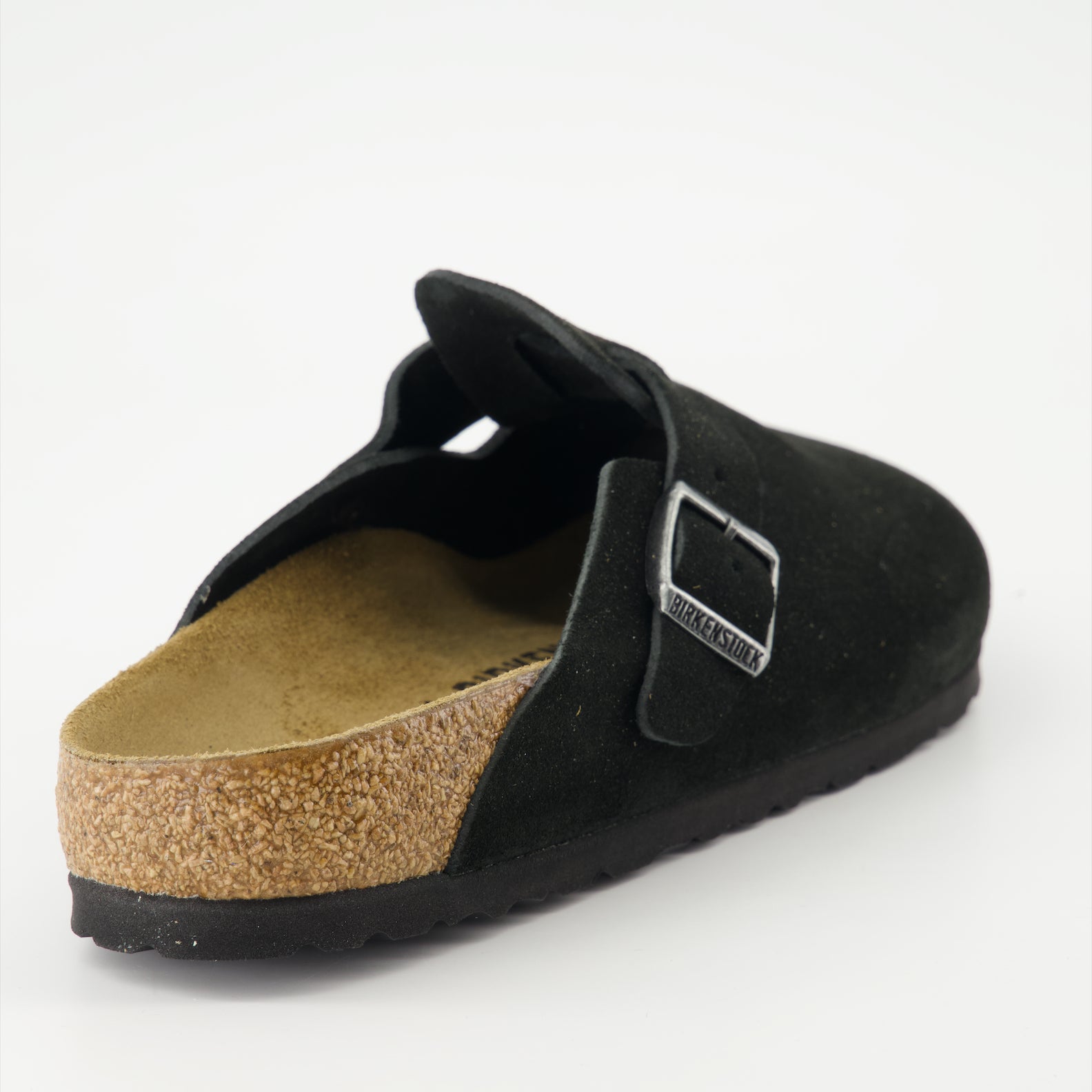Chaussures ouvertes Mules Boston Birkenstock Noir Unisexe