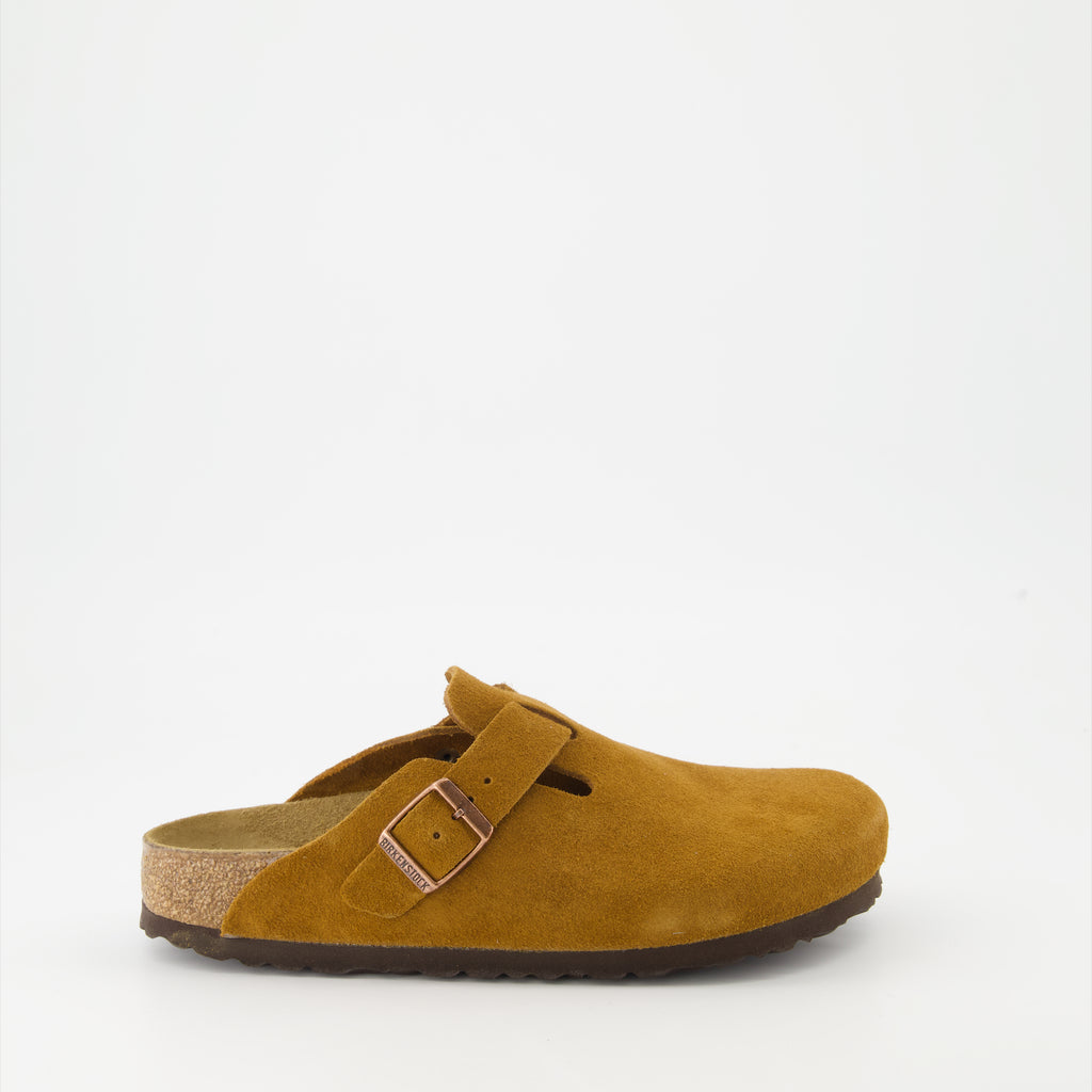 Chaussures ouvertes Mules Boston Birkenstock Marron Femme