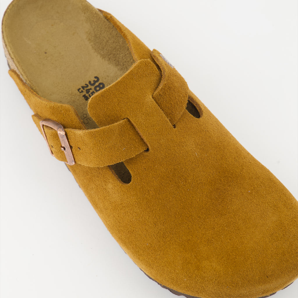 Chaussures ouvertes Mules Boston Birkenstock Marron Femme