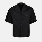 Camisas Chemise en Re-Nylon Prada Preto Homme