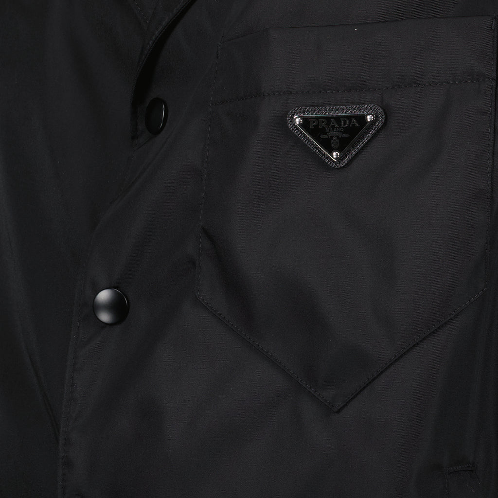 Camisas Chemise en Re-Nylon Prada Preto Homme