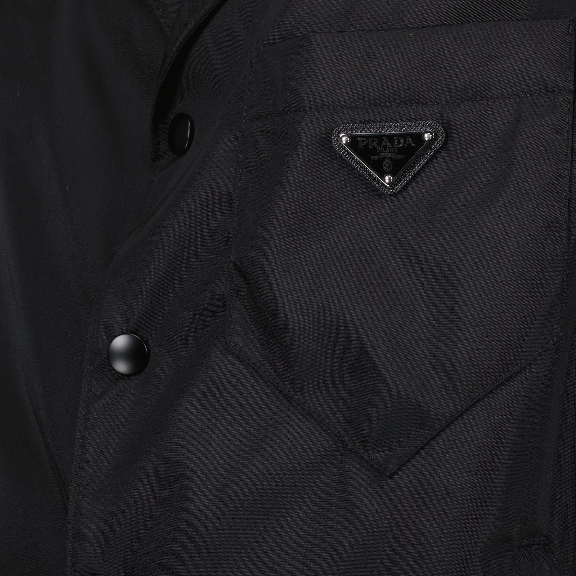 Camisas Chemise en Re-Nylon Prada Preto Homme