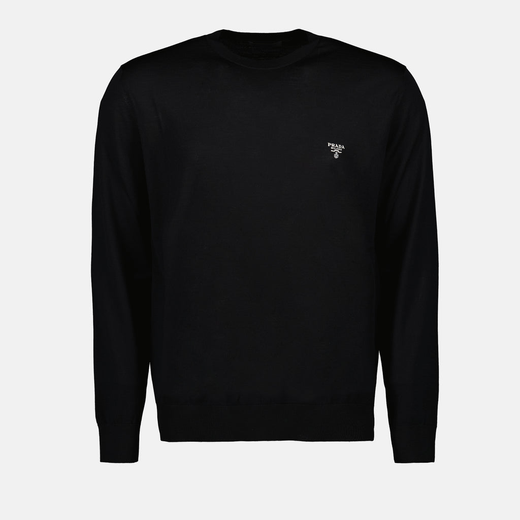 Prendas de punto Pull en laine Prada Negro Homme