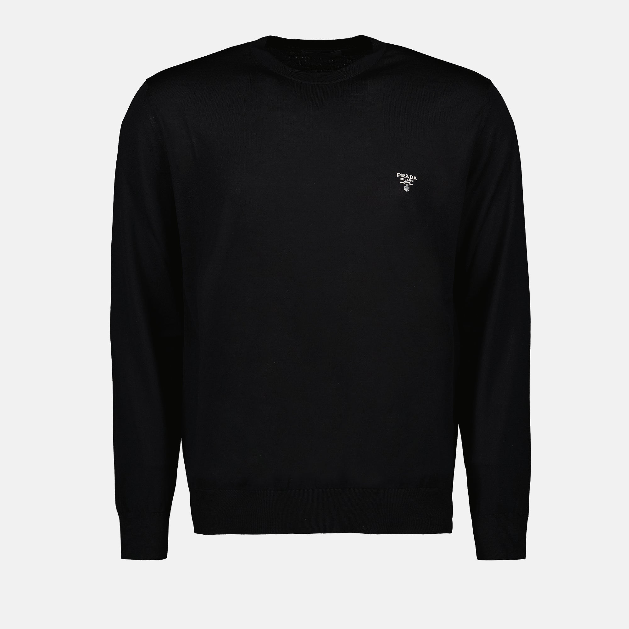 Prendas de punto Pull en laine Prada Negro Homme