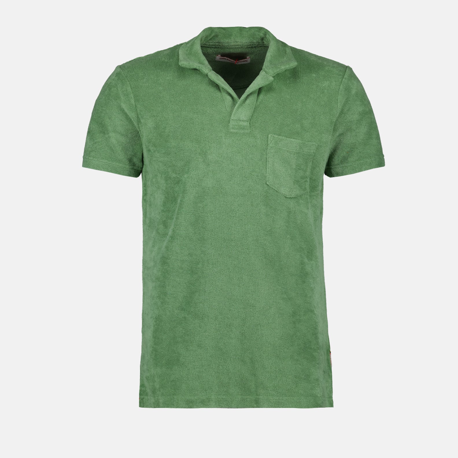 Polos Polo Terry Orlebar Brown Verde Homme