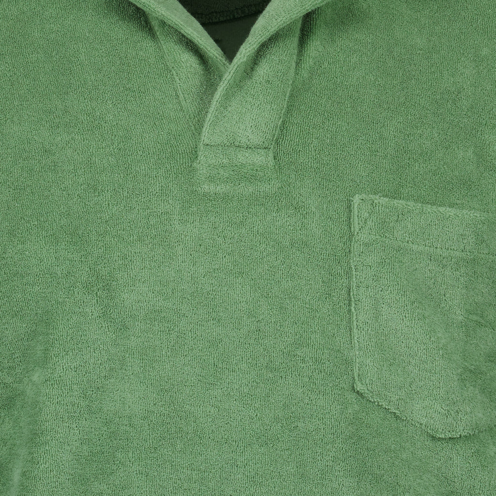 Polos Polo Terry Orlebar Brown Vert Homme