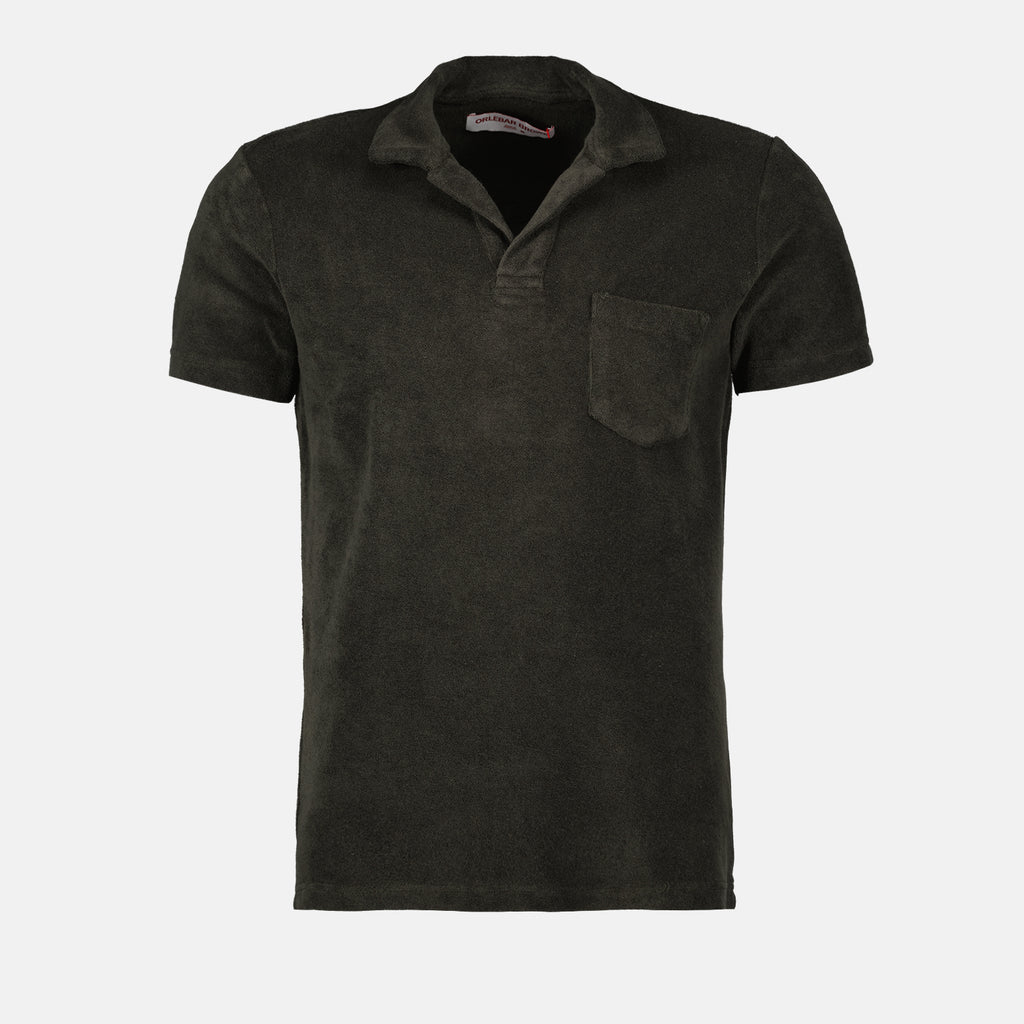 Polos Polo Terry Orlebar Brown Marron Homme