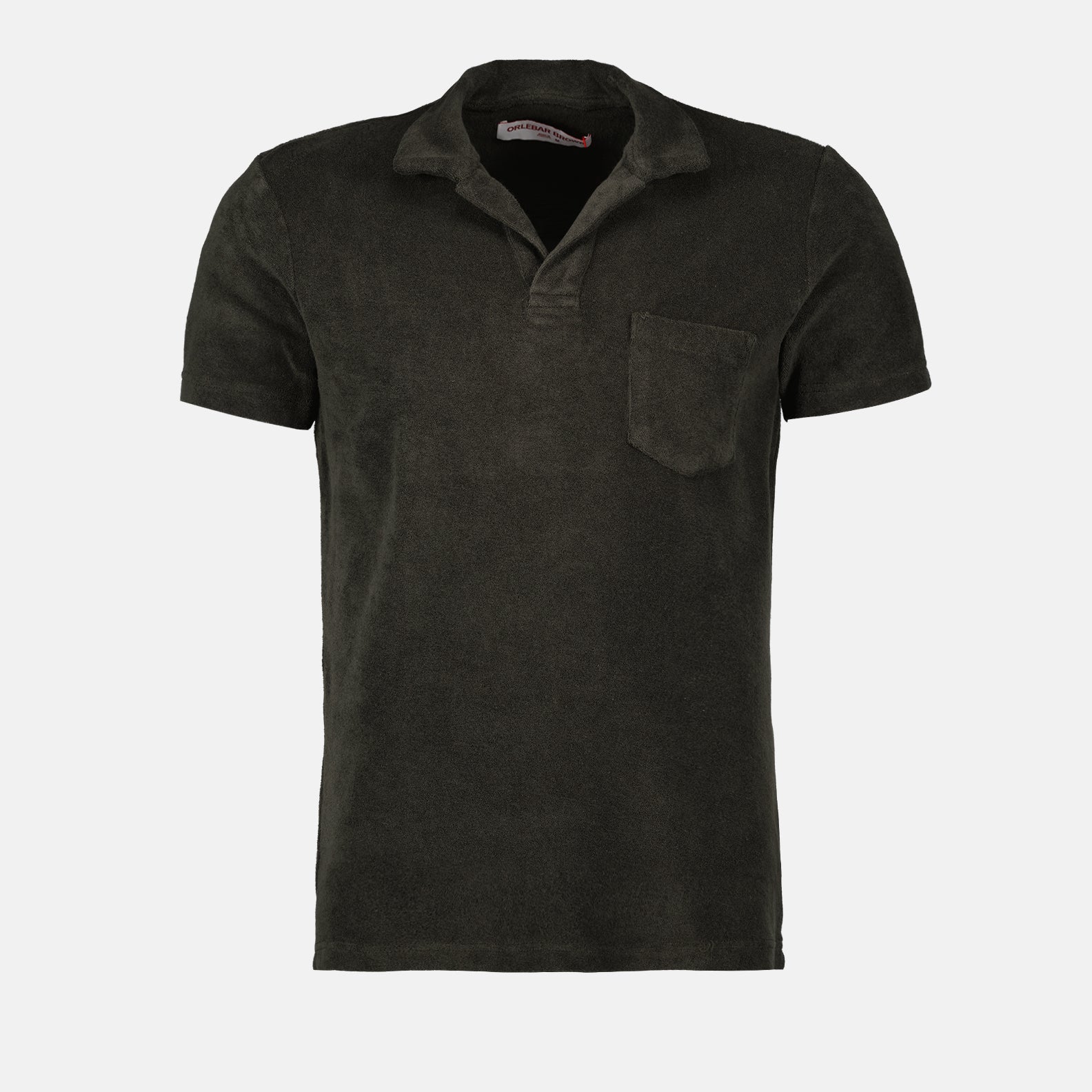 Polos Polo Terry Orlebar Brown Marrón Hombres
