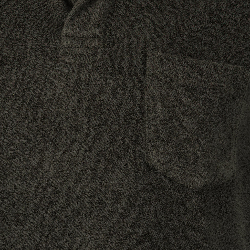 Polos Polo Terry Orlebar Brown Marron Homme