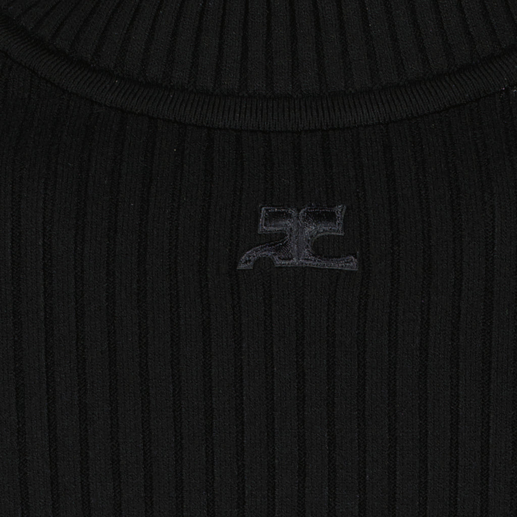 Malhas Col roulé Ré-Édition Courrèges Preto Homme