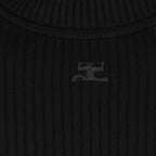 Malhas Col roulé Ré-Édition Courrèges Preto Homme