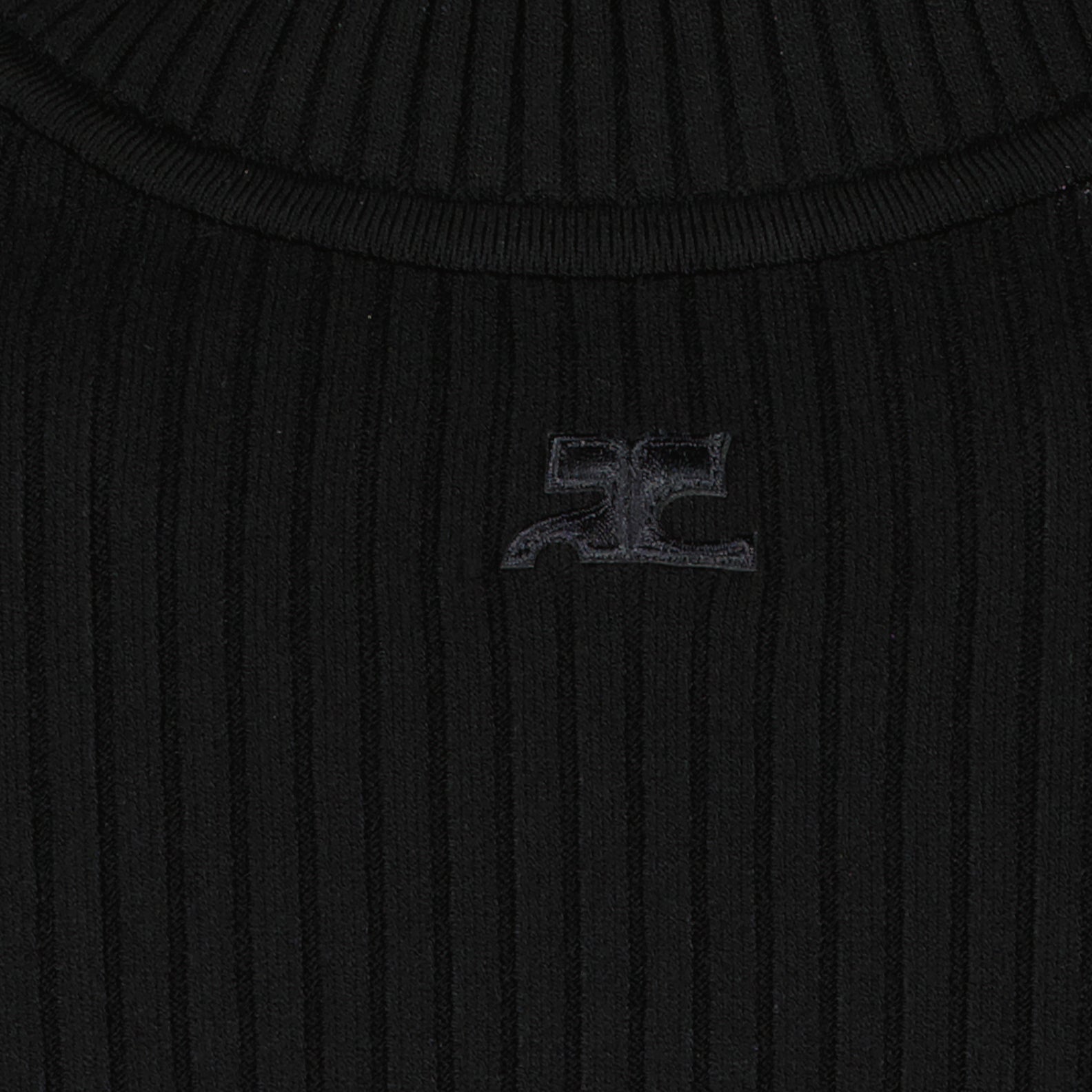 Malhas Col roulé Ré-Édition Courrèges Preto Homme