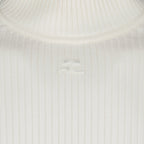 Maille Col roulé Ré-Édition Courrèges Blanc Homme