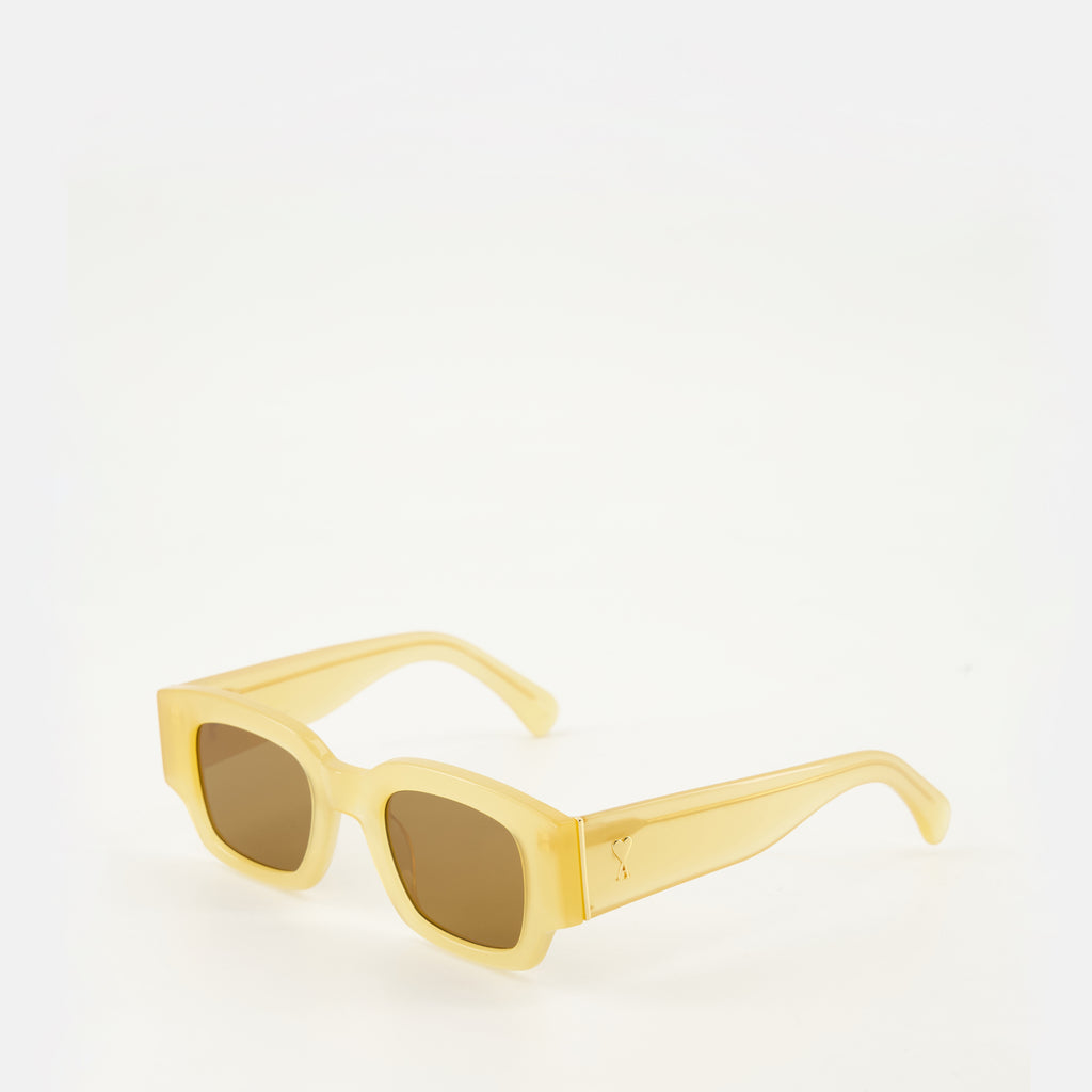 Glasses AMI de Coeur Sunglasses Ami PARIS Beige Unisex
