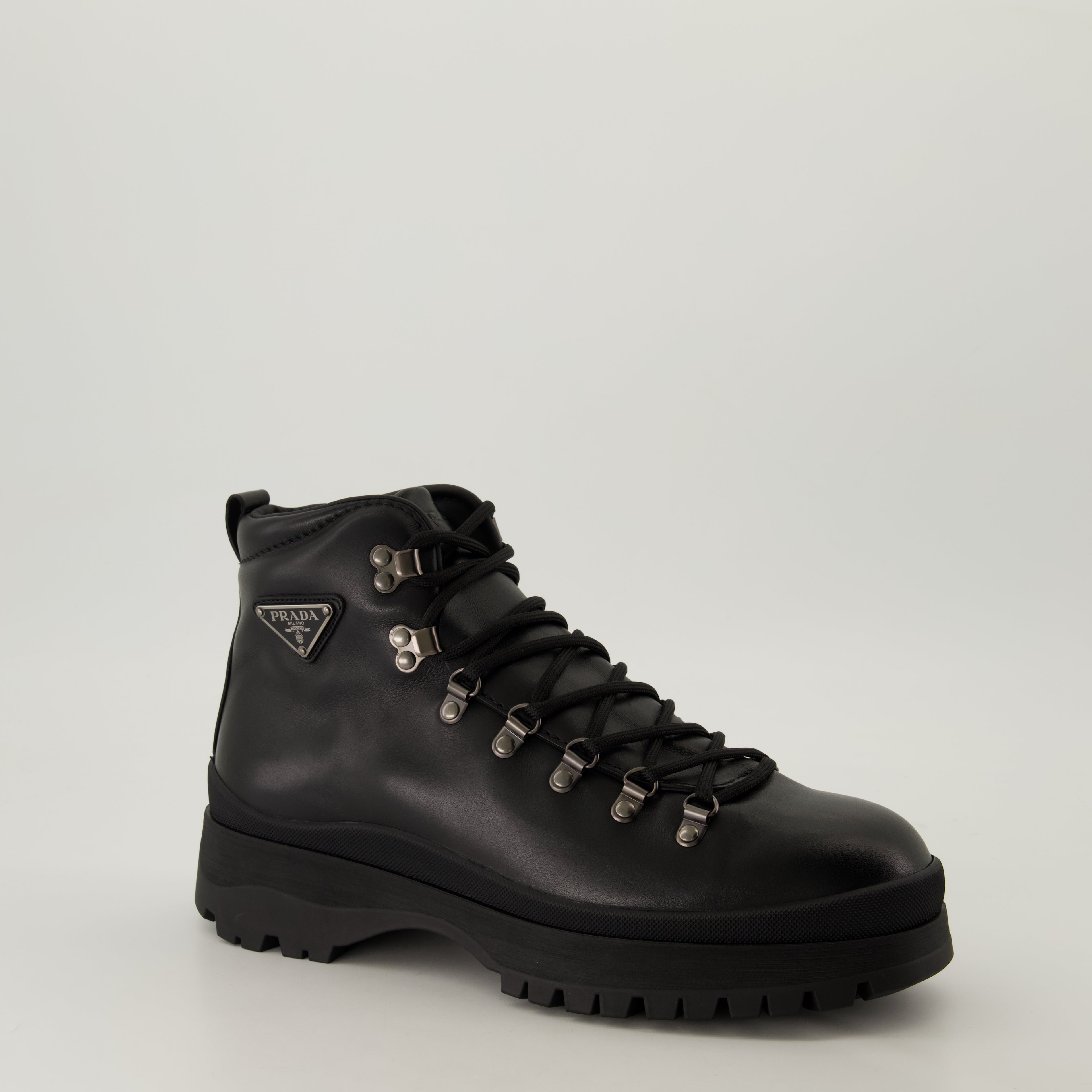 Boots and ankle boots Brixen Ankle Boots Prada Black Homme