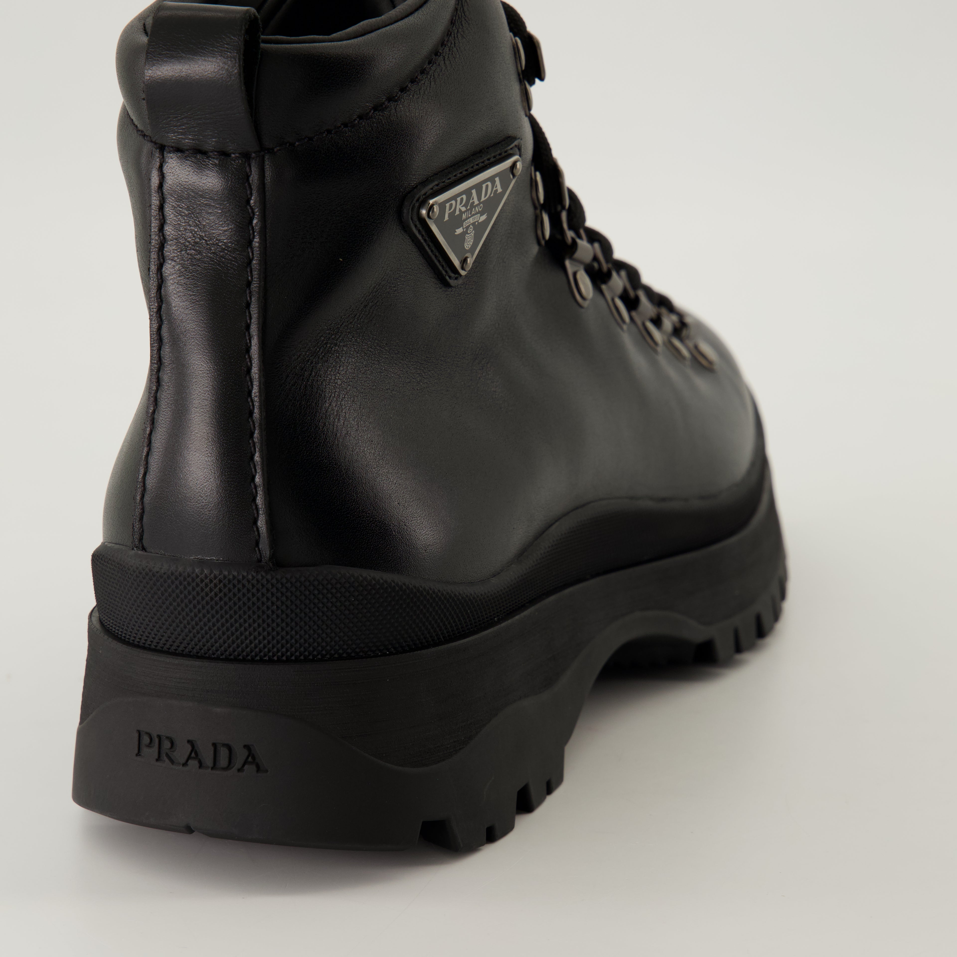Boots and ankle boots Brixen Ankle Boots Prada Black Homme